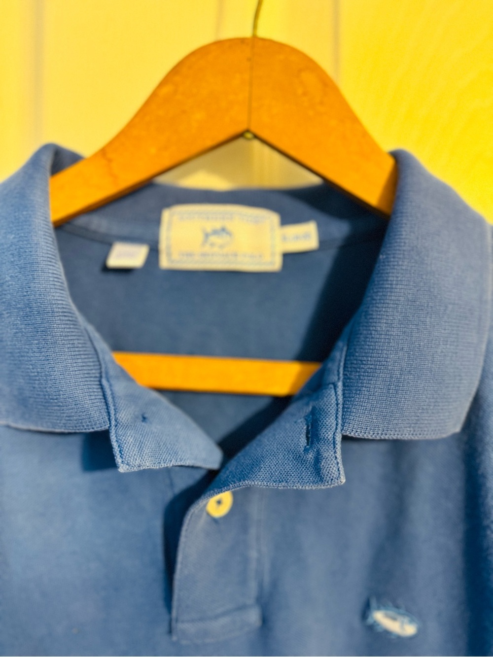 Southern Tide Royal Blue Polo with Skipjack Emblem - Picture 4 of 5